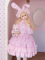Robe Sweet Lolita en polyester pull sans manches
