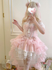 Robe Sweet Lolita en polyester pull sans manches