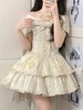 Robe Sweet Lolita en polyester sans manches avec jupe pull Robe Sweet Lolita