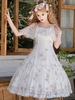 Robe Sweet Lolita en polyester sans manches robe Sweet Jumper Lolita