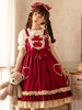 Robe Sweet Lolita en polyester sans manches robe Sweet Jumper Lolita