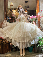 Robe Sweet Lolita en polyester sans manches robe Sweet Jumper Lolita