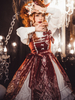Robe Sweet Lolita JSK Jupes de pull Lolita en polyester bordeaux Bowknots