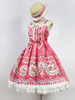 Robe Sweet Lolita JSK Neverland Ecru Blanc Volants Sans Manches Noeuds Lolita Jumper Jupes Déguisements Halloween
