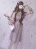 Robe Sweet Lolita OP Robe en une pièce Lolita en tulle à volants Déguisements Halloween