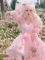 Robe Sweet Lolita OP sans manches Robe Sweet Hime Lolita