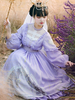 Robe Sweet Lolita OP Volants Dentelle Polyester Manches Longues Robe Lolita One Piece