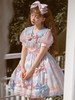 Robe Sweet Lolita Robe à manches courtes en polyester