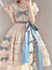 Robe Sweet Lolita Robe douce en polyester à manches courtes