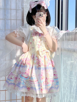 Robe Sweet Lolita Robe pull sans manches en polyester