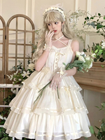 Robe Sweet Lolita Robe sans manches en polyester