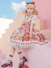 Robe Sweet Lolita Robe sans manches en polyester Élastique réglable