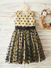 Robes cortège enfant bijou cou sans manches arcs enfants robes de soirée sociales
