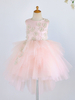 Robes cortège enfant bijou cou sans manches fleurs enfants robes de soirée sociales