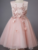 Robes cortège enfant robe de mariée en dentelle longueur au genou princesse enfants robes de soirée