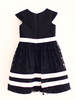 Robes cortège enfant Robes Paillette cou à manches courtes Sash enfants Robes de soirée