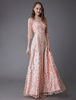 Robes de bal longueur maxi paillettes rose douce longueur de plancher rose