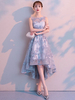 Robes De Cocktail En Dentelle Asymétrique Haut Bas Robe De Fete Formelle