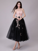 Robes de cocktail robe de soirée courte en dentelle appliques tulle