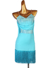 Robes de danse latine Aqua Womens Lycra Spandex Dress costume de danse