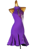 Robes de danse latine Costume de danse Lycra Spandex pour femme