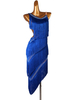 Robes de danse latine Frange Strass Layered Ruffle Femmes Latin Dancer Dancing Costume Déguisements Halloween