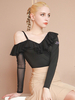 Robes De Danse Latine Noir Femmes Sexy Danseuse Latine Vêtements De Danse