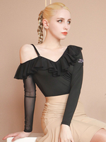 Robes De Danse Latine Noir Femmes Sexy Danseuse Latine Vêtements De Danse