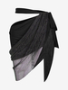 Robes de danse latine robe à franges noire pour femmes jupe en Polyester Sexy Costume de danse