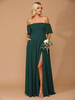 Robes de demoiselle dhonneur A-ligne étage-longueur fermeture éclair en mousseline de soie robe de soirée de mariage personnalisation gratuite