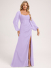 Robes de demoiselle dhonneur en mousseline de soie robe de bal longueur au sol robe de bal