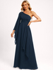 Robes de demoiselle dhonneur en mousseline de soie robe de bal longueur au sol robe de soirée de mariage