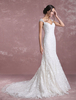 Robes de mariée dété 2021 Robe de mariée en dentelle en dentelle Mariage en marbre Anne Anne Robe de mariée avec train cathédrale