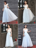 Robes de mariée longue bébé bleu 2021 robe de bal longueur plancher robe de soirée