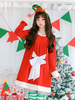 Robes De Noël Costume De Père Noël Rouge À Manches Longues Déguisements
