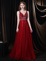 Robes de Soirée Cocktail Longues Femmes en Dentelles avec Paillettes Transparentes avec Cape en Plumes à Col Décolleté en V avec Bretelles Bas Evasée Coupe Cintrée Unicolore Sexy