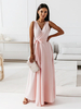 Robes De Soirée Robe Semi-formelle À Col En V À Lacets Sans Manches