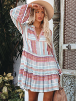 Robes Droites Robe Tunique Fantastique Rouge À Col En V Pour Femme