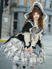 Robes gothiques Lolita avec nœuds et dentelle noire