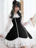 Robes Gothiques Lolita Volants Noir