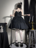 Robes Lolita Gothiques Arcs Noir Blanc