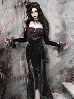 Robes Lolita Gothiques Dentelle Noir Steam Punk