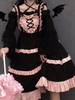 Robes Lolita Gothiques Volants Dentelle Bleu Ciel Clair Rose