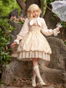 Robes Lolita Gothiques Volants Dentelle Léger Abricot Blanc Élastique Réglable