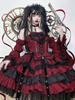 Robes Lolita Gothiques Volants Dentelle Violet Rose