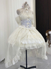 Robes Lolita Tea Party Style Jupe Lolita Dentelle Manches Courtes Bleu Ciel Clair