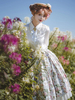 ROCOCO Style Blouses Lolita Haut Lolita Volants Noeuds Chemisier Manches Longues Chemise Lolita Blanche