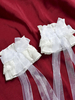 ROCOCO Style Lolita Accessoires Dentelle Blanche Noeuds Manchettes en Fibre de Polyester Dentelle Divers