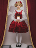 ROCOCO Style Lolita JSK Robe Polyester Sans Manches Volants Jupes Lolita Bordeaux