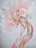 Rose Lolita Accessoires Fleurs Plumes Poly Coton Mélange Accessoire Divers Déguisements Halloween